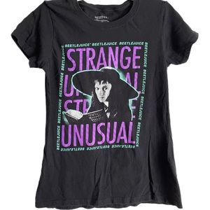 Beetlejuice Lydia strange and unusual shirt size L